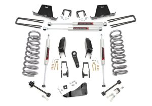 Ram 3500 Suspension Lift Kit - Front + Rear - Rough Country - M1 5 Inch - '11-'12